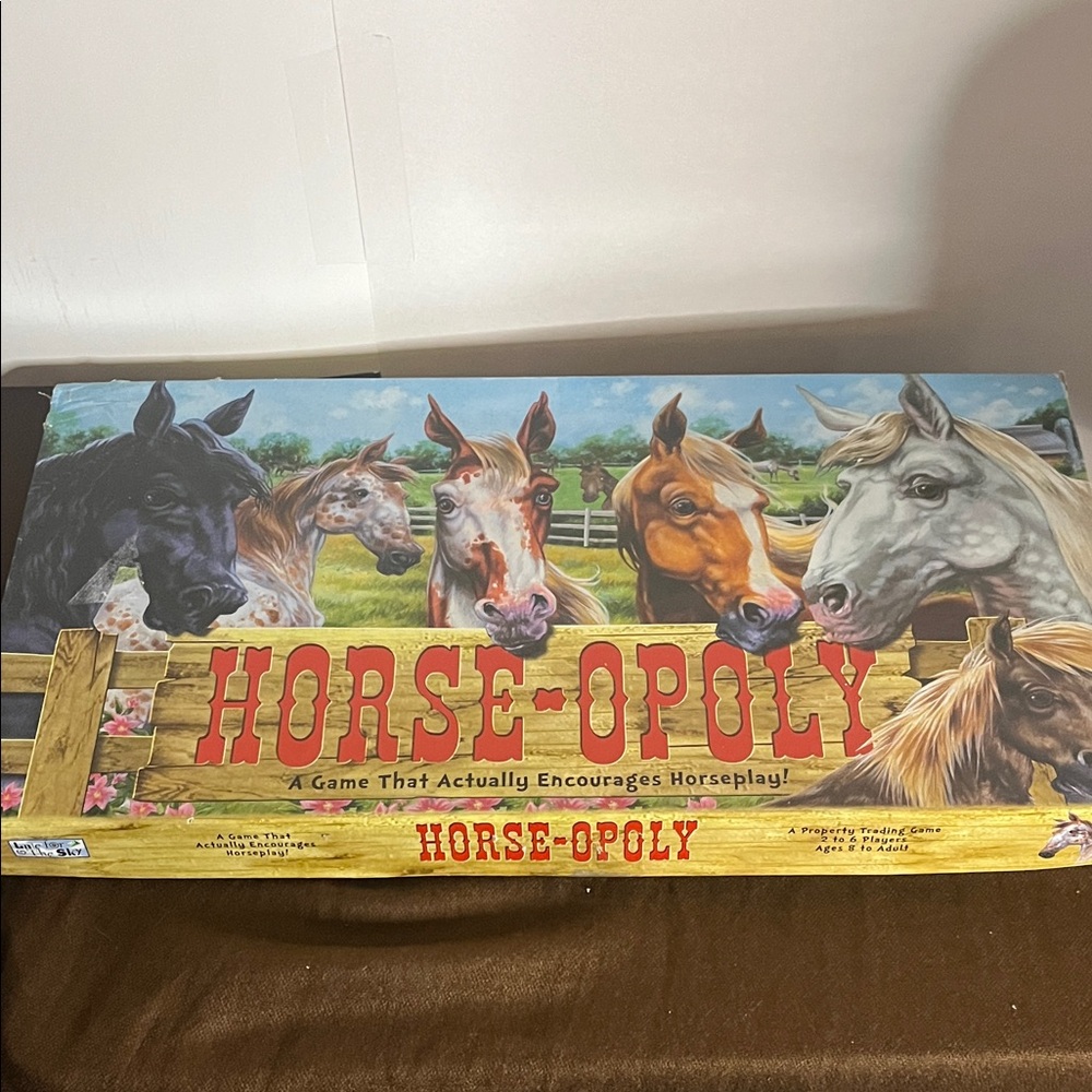 😄Horse-Opoly the board game for horseplay
